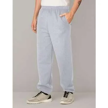 Gildan Men's Fleece Elastic Bottom Sweatpants with Pockets
