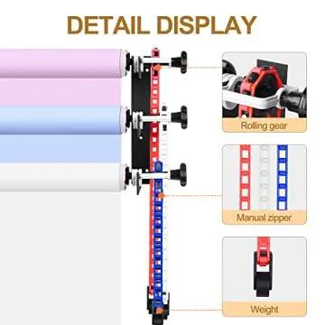 EMART Photography Backdrop Roller System for Studios