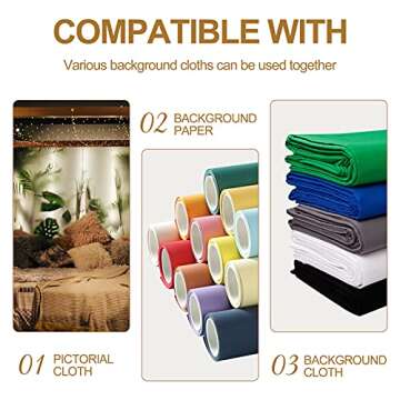 EMART Photography Backdrop Roller System for Studios