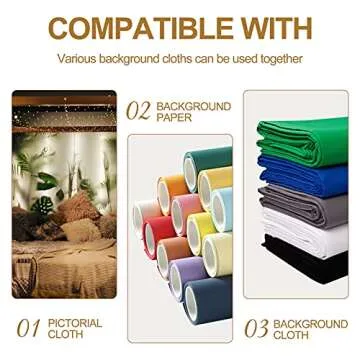 EMART Photography Backdrop Roller System for Studios