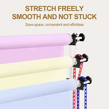 EMART Photography Backdrop Roller System for Studios