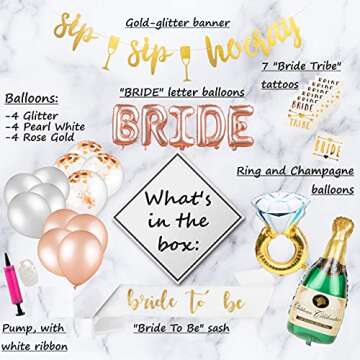 Bachelorette Party Decorations kit - Bride To Be Decorations - Bridal Shower Decor & Bachelorette Pa...