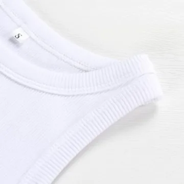 Comfortable and Stylish Rib-Knit Crop Tank Top for Women