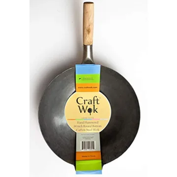 Craft Wok Traditional Hand Hammered Carbon Steel Pow Wok