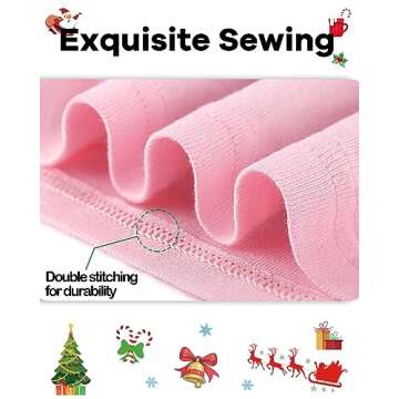 KOBERO Girls Christmas Pajamas Toddler Candy Cane PJs Kids Xmas Pj Sets 2 Piece 100% Organic Cotton Jammies Children Sleepwear Clothes Size 2T Age 2 Year