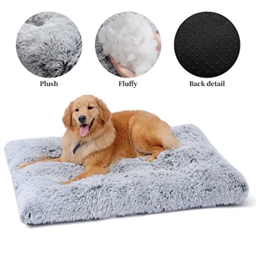 Sycoodeal Dog Bed Soft Plush Washable for Pets