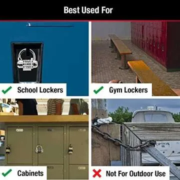 Master Lock 1534D - Custom Word Combination Padlock