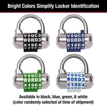 Master Lock 1534D - Custom Word Combination Padlock