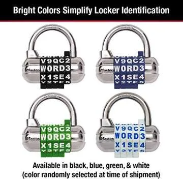 Master Lock 1534D - Custom Word Combination Padlock