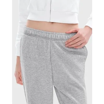 PUMIEY Women's Grey Sweatpants Comfortable Y2K Style