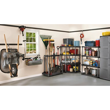 Rubbermaid Tool Tower Rack for Easy Gardening Organization