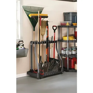 Rubbermaid Tool Tower Rack for Easy Gardening Organization