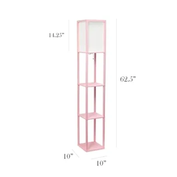 Stylish Simple Designs Shelf Floor Lamp for Cozy Spaces