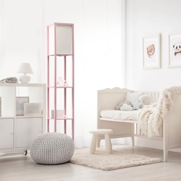 Stylish Simple Designs Shelf Floor Lamp for Cozy Spaces