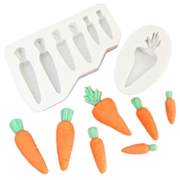 QTMY Carrot Silicone Molds – Perfect for Baking, Crafts & Celebrations