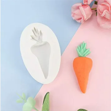 Versatile QTMY Carrot Silicone Molds for Fun Baking
