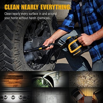 Compact McCulloch MC1230 Handheld Steam Cleaner for All-Round Cleaning