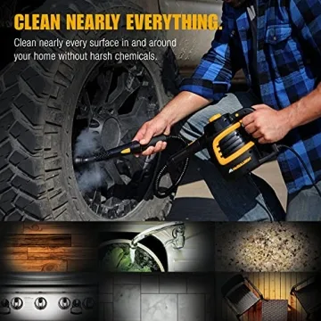 Compact McCulloch MC1230 Handheld Steam Cleaner for All-Round Cleaning