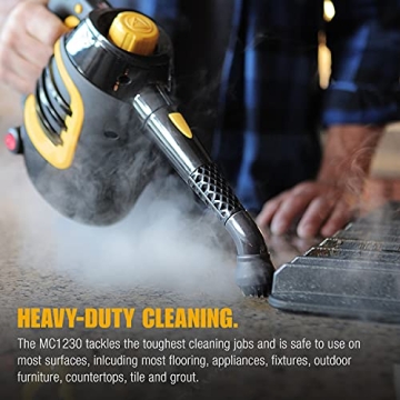 Compact McCulloch MC1230 Handheld Steam Cleaner for All-Round Cleaning