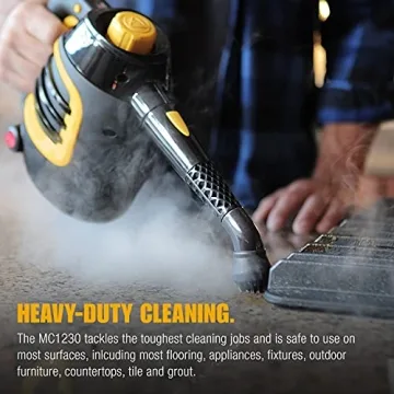 Compact McCulloch MC1230 Handheld Steam Cleaner for All-Round Cleaning