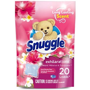 Snuggle Exhilarations In Wash Scent Booster Pacs - 20 Count of Tropical Freshness