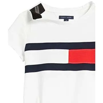 Tommy Hilfiger Girls' Adaptive Dress with Velcro Closure