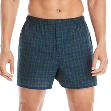 Hanes Ultimate Best Plaid Woven Boxers for Men
