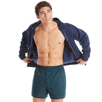 Hanes Ultimate Best Plaid Woven Boxers for Men
