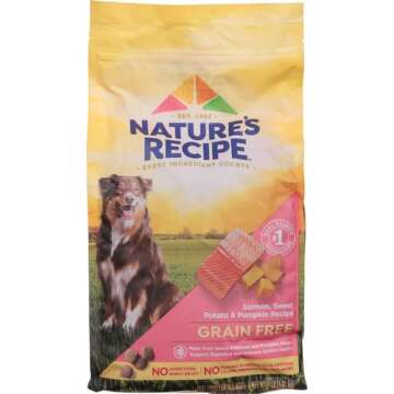 Nature's Recipe Grain Free Salmon & Sweet Potato Dry Dog Food 4 lb Bag