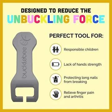 Bucklebee Easy Car Seat Buckle Release Aid for Children