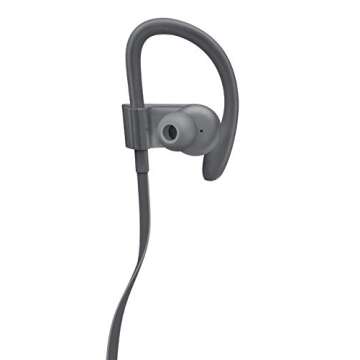 Powerbeats3 Wireless Earphones - Apple W1 Headphone Chip, Class 1 Bluetooth, 12 Hours of Listening Time, Sweat Resistant Earbuds - Asphalt Gray