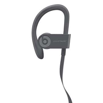 Powerbeats3 Wireless Earphones - Apple W1 Headphone Chip, Class 1 Bluetooth, 12 Hours of Listening Time, Sweat Resistant Earbuds - Asphalt Gray