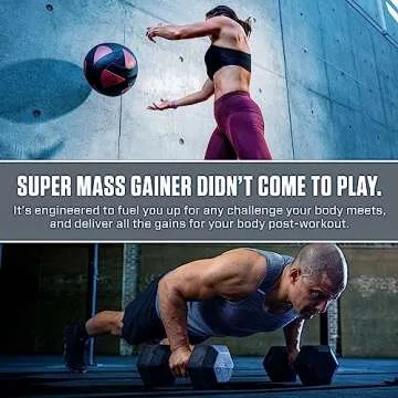 Dymatize Super Mass Gainer Protein Powder, 1280 Calories & 52g Protein, 10.7g BCAAs, Mixes Easily, Tastes Delicious, Rich Chocolate, 6 lbs