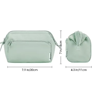 Narwey Mint Green Makeup Bag - Travel Organizer