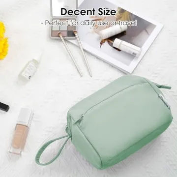 Narwey Mint Green Makeup Bag - Travel Organizer