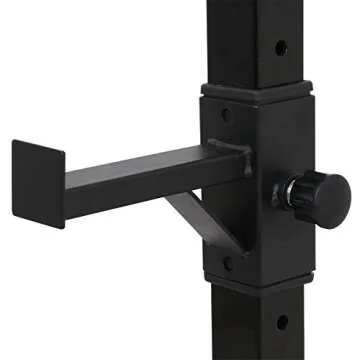 F2C Max Load 550Lbs Pair of Adjustable 41"-66" Rack Sturdy Steel Squat Barbell Free Bench Press Stands GYM/Home Gym Portable Dumbbell Racks Stands