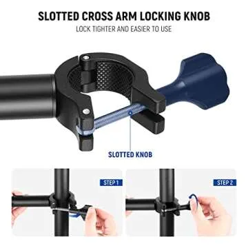 NEEWER 14.2"/36cm Flexible Holding Arm, Overhead Camera Stand with Extension Arm 360° Ball Head 22-28mm Adjustable Clamp for DSLR/Mirrorless Camera, Phone, LED Video Light, Webcam, CR221A