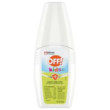 OFF! Kids Insect Repellent Spray, 100% Plant Based Oils, Safe for Use On Babies, Toddlers and Kids, ...