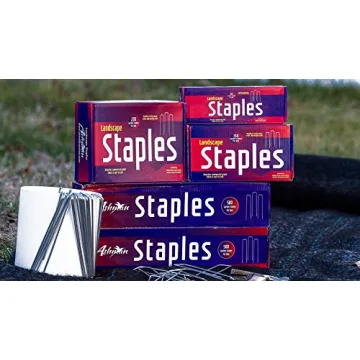Ashman 150 Pack Garden Staples - Heavy Duty Anti Rust Solution
