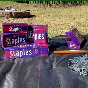 Ashman 150 Pack Garden Staples - Heavy Duty Anti Rust Solution