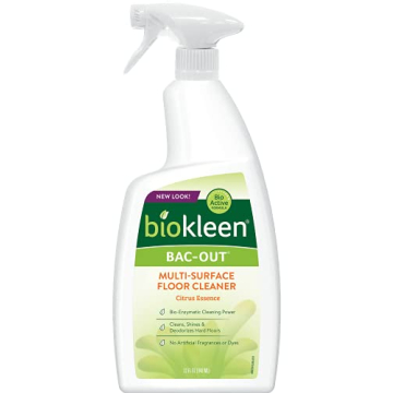 Biokleen Bac-Out Multi-Surface Floor Cleaner 32oz - Eco-Friendly, Non-Toxic, No Artificial Fragrance