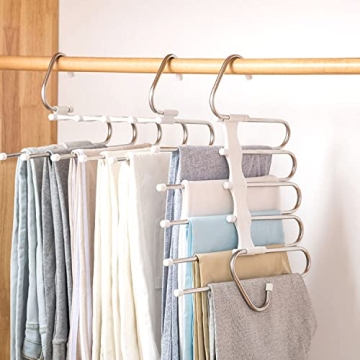 Space Saving Kalimdor Pants Hangers for Closet Organization