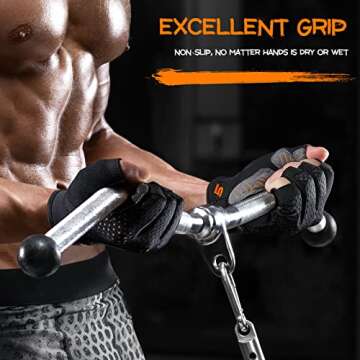 SueStar Workout Gloves for Men Women 2022, Weight Lifting Gloves with [Full Palm Protection] [Excell...