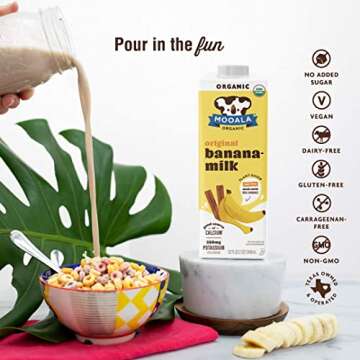 Mooala Organic Original Bananamilk – Low-Calorie Non-Dairy Drink