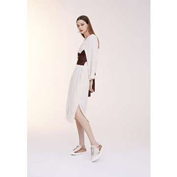 PARTY Women's Fashion Star Sneaker Lace Up Low Top Comfortable Cushioned Walking Shoes, Podcast-Rose...