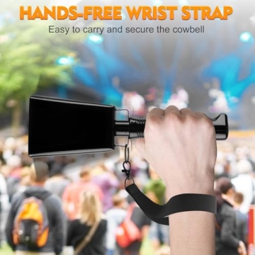 cyrico 9-Inch Cow Bell for Sporting Events and Celebrations