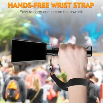 cyrico 9-Inch Cow Bell for Sporting Events and Celebrations