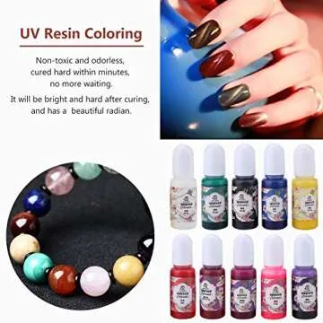 10 Colors Resin Coloring Dye Pigment for Crafting