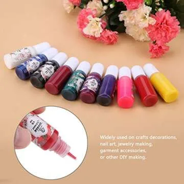 10 Colors Resin Coloring Dye Pigment for Crafting