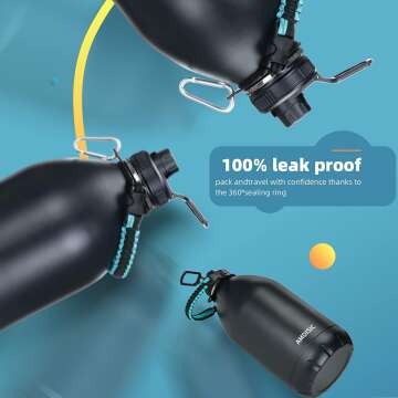 AMDISIC 1 Gal Water Bottle